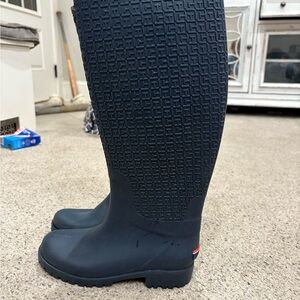 Tommy Hilfiger Women's Black Rain Boots